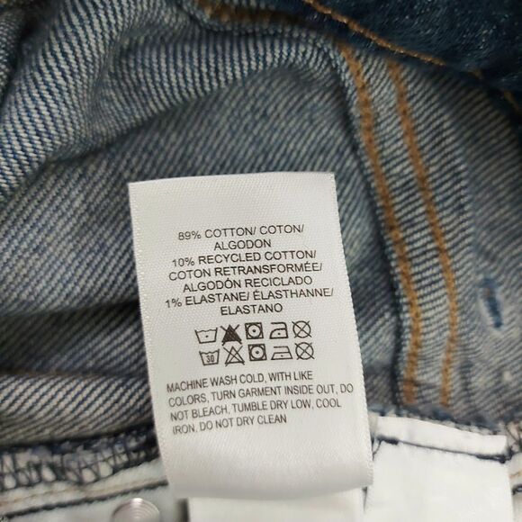 Lucky Brand Jeans Womens 28x28 Blue Boyfriend Mid Rise Relaxed Straight Denim - Picture 10 of 13